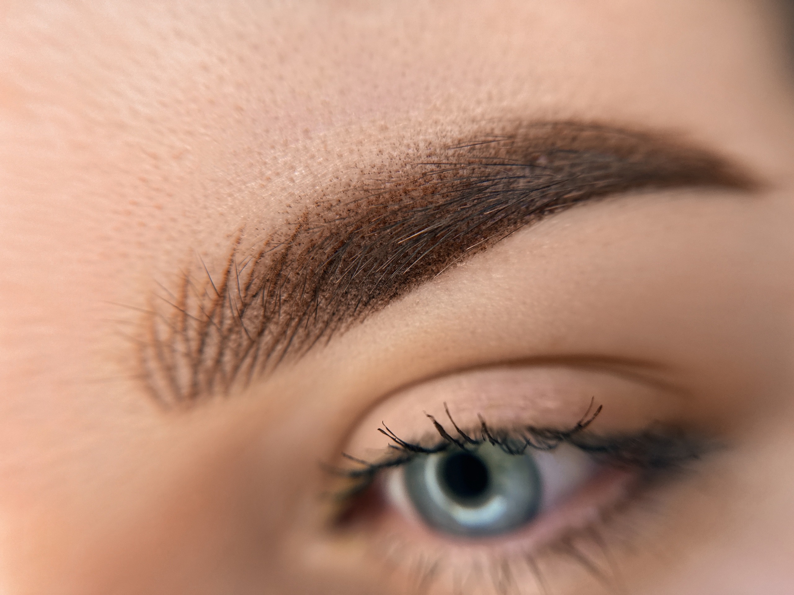 Что такое пудровое напыление бровей